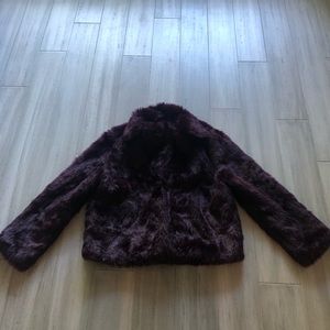 Faux fur coat